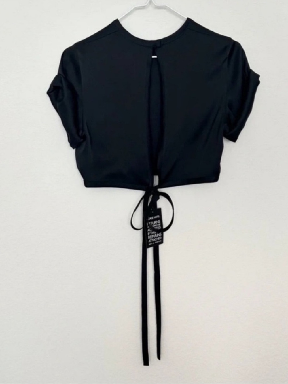 NWT Orseund Iris Le Club Satin Top Black - Picture 5 of 10